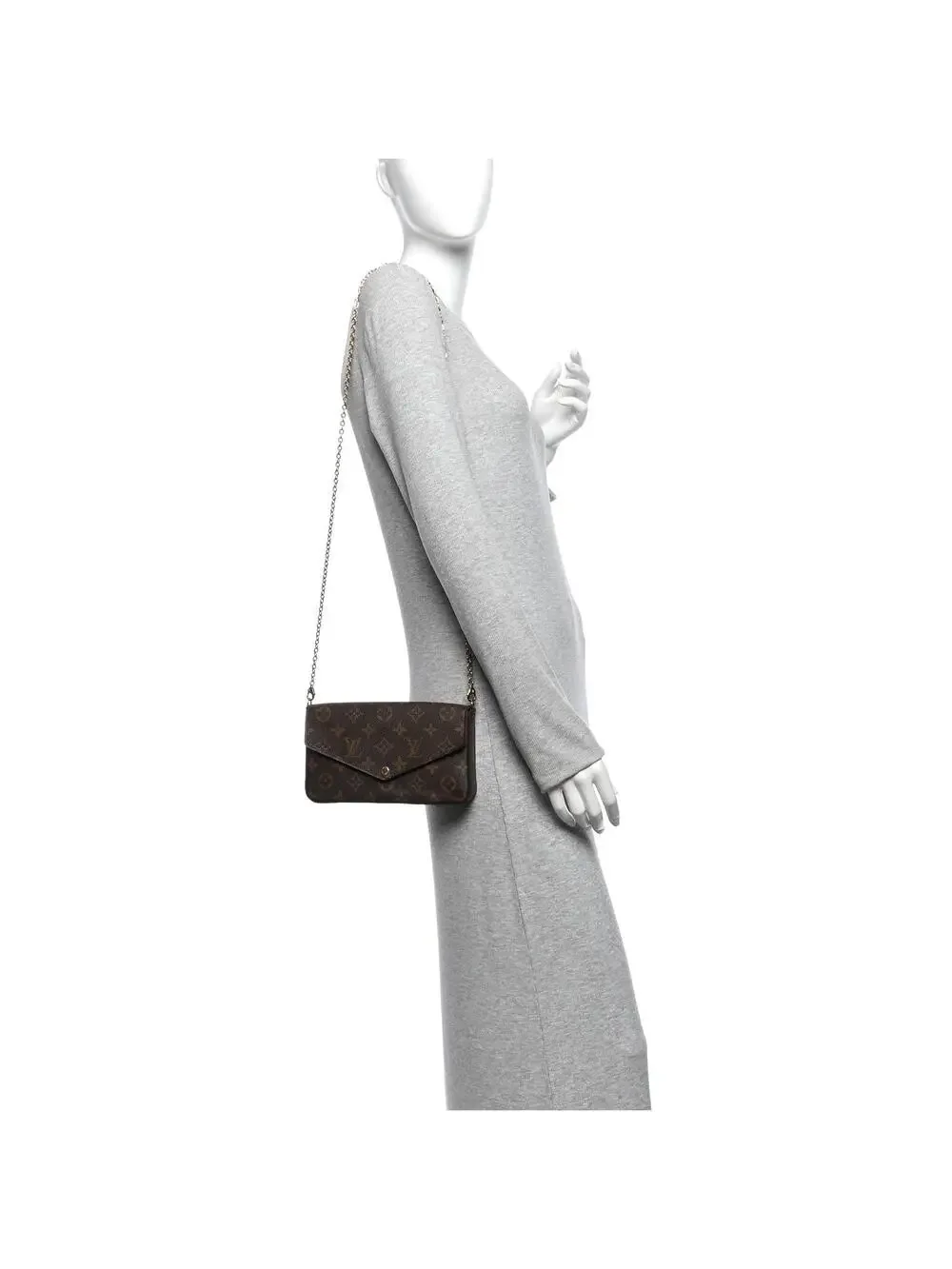 Louis Vuitton Pochette Felicie Chain #322733L13B